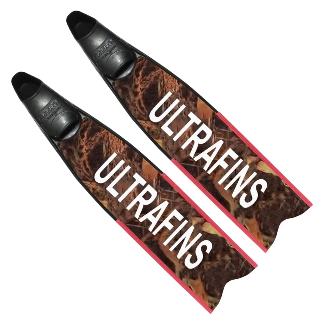 Ultrafins Fiberglass Camo Fins with Pathos footpockets image