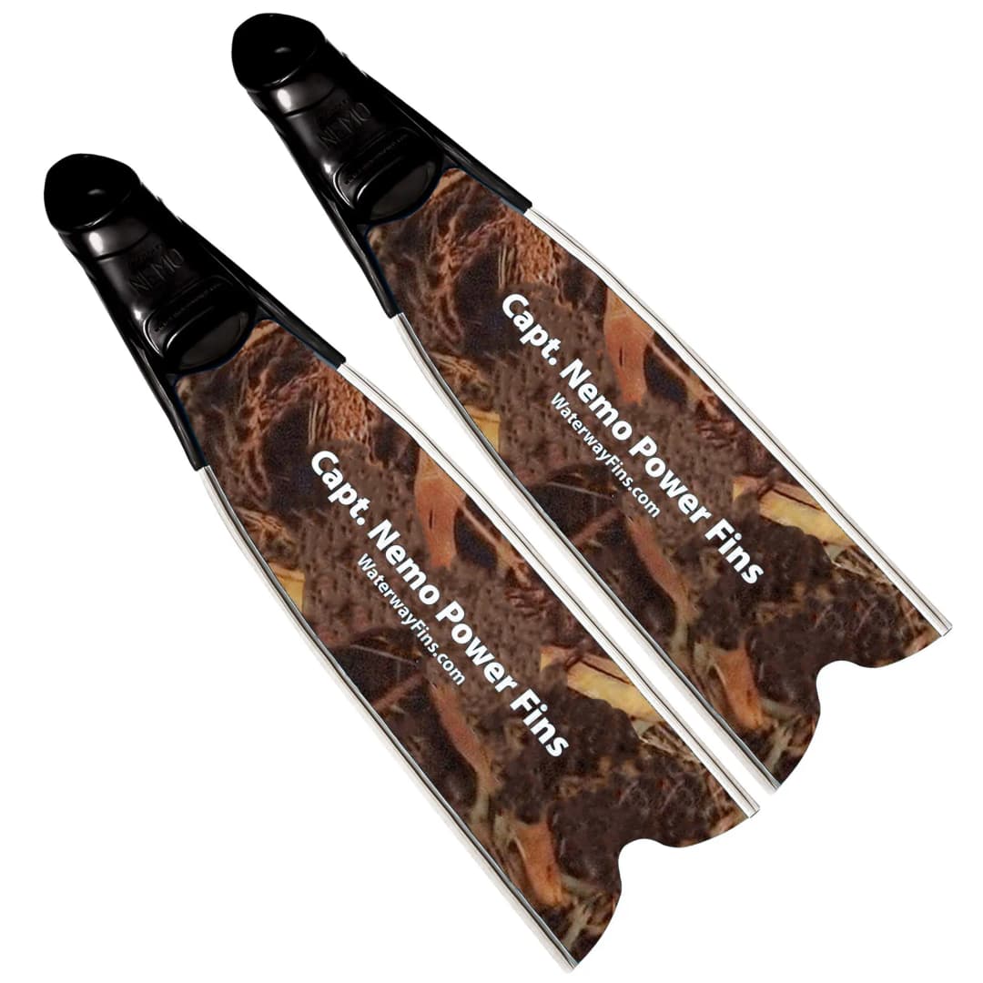 WaterWay Captain Nemo Lite Camo Fins image